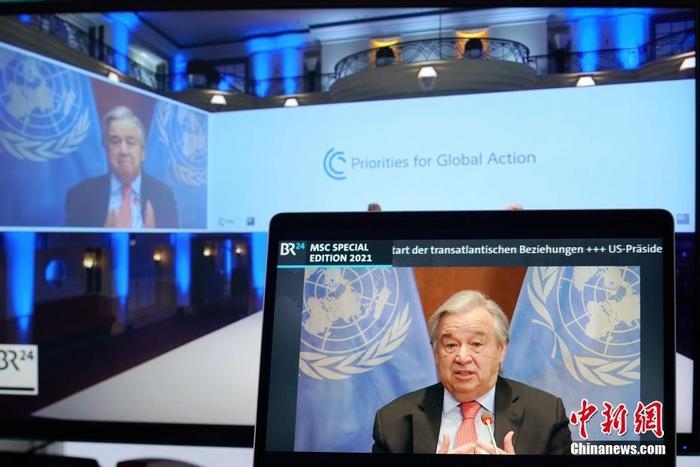 資料圖：聯(lián)合國秘書長(zhǎng)古特雷斯。
<a target='_blank' href='http://www.chinanews.com/'>中新社</a>記者 彭大偉 攝