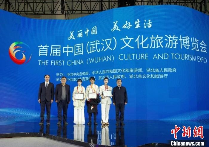 圖為，首屆中國(武漢)文化旅游博覽會現(xiàn)場 武漢文旅局供圖