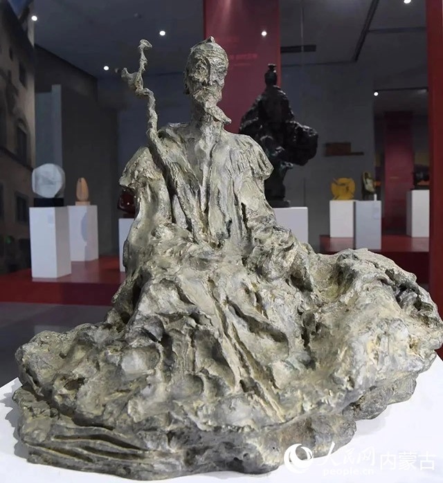 吳為山作品《莊子》。王劭凱攝