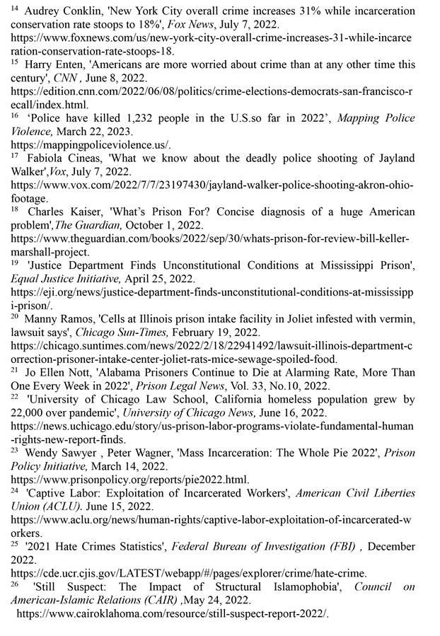 （圖表）［2022年美國(guó)侵犯人權(quán)報(bào)告］《2022年美國(guó)侵犯人權(quán)報(bào)告》注釋?zhuān)?）