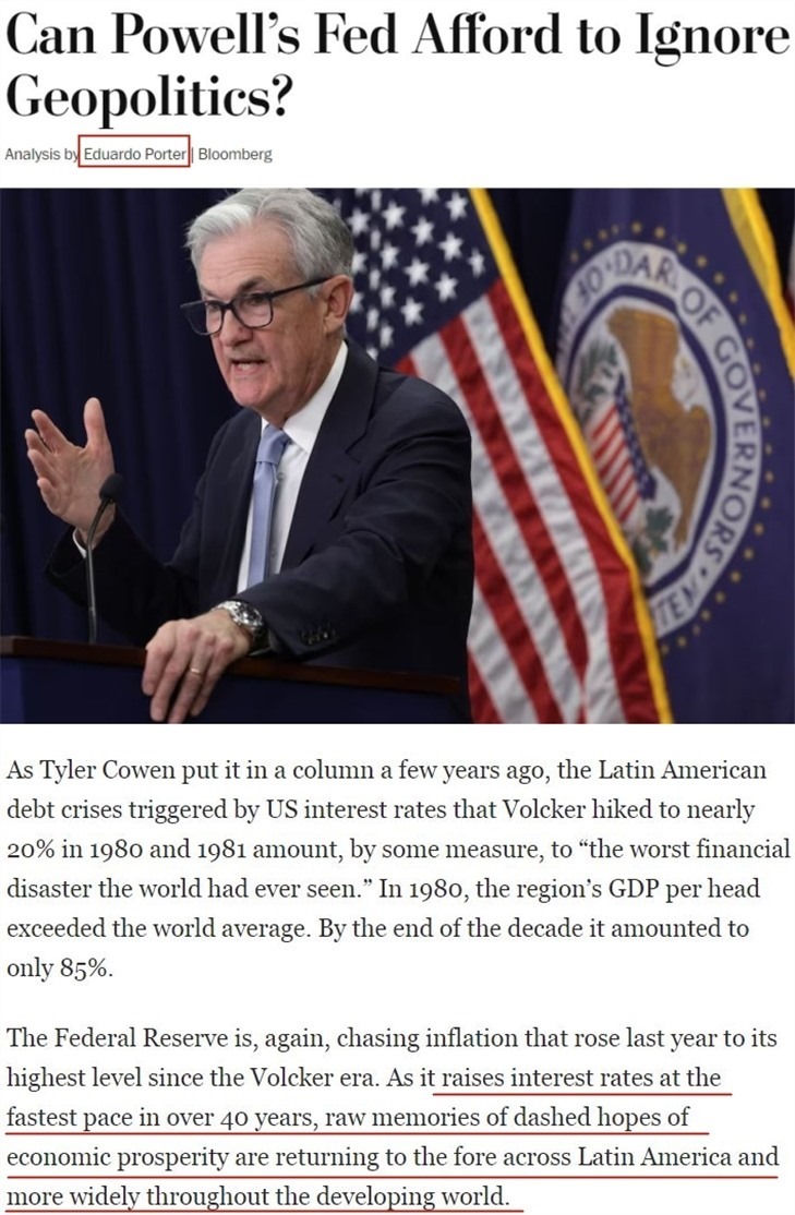 十次加息，美國如何傷害了世界