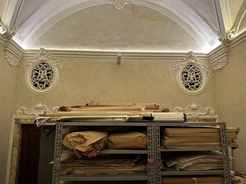 美第奇洛倫佐圖書(shū)館保存古籍。中藝國(guó)際供圖