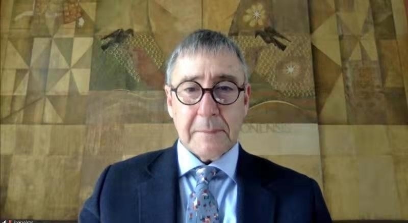 里斯本大學孔子學院葡方院長若昂·巴雷羅。中國駐葡萄牙大使館供圖