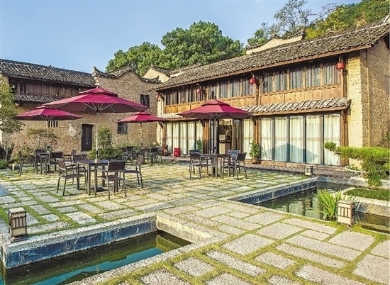 整治后的蓮都區(qū)下南山村催生眾多新業(yè)態(tài)。 當?shù)毓﹫D