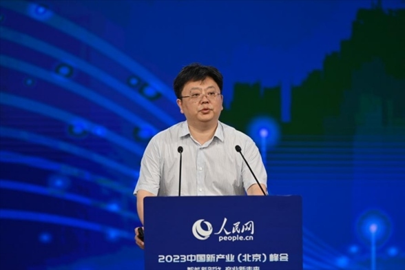 傳播內(nèi)容認知全國重點實驗室首席科學家張勇東。人民網(wǎng)記者 于凱攝