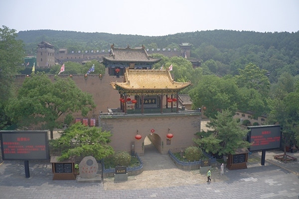 皇城相府景區(qū)（無人機(jī)照片）。人民網(wǎng)記者 王天樂攝