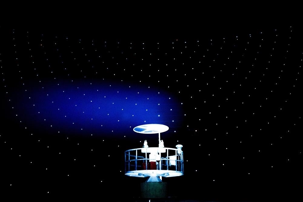 2021年3月29日拍攝的“中國天眼”測量基墩（維護(hù)保養(yǎng)期間拍攝）。新華社記者 歐東衢 攝