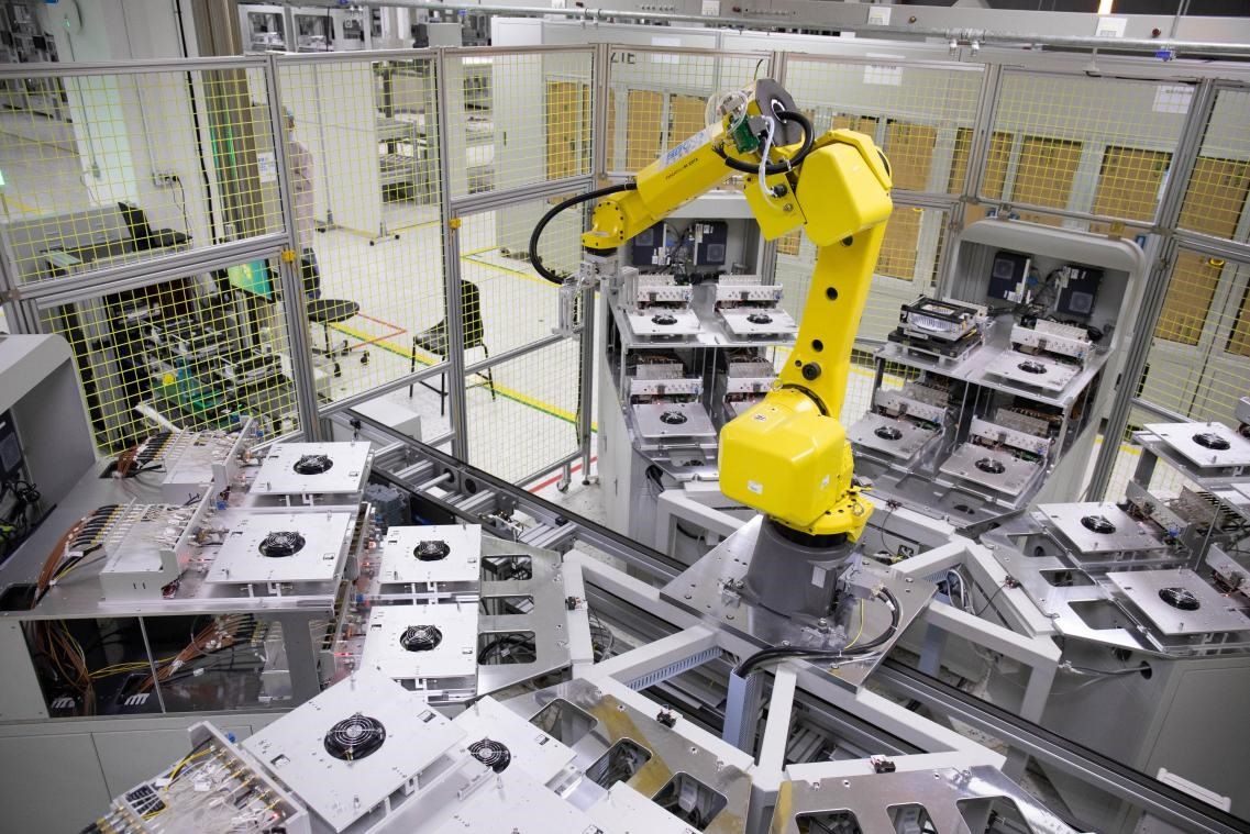 中興通訊“5G全連接智能工廠”。受訪者供圖