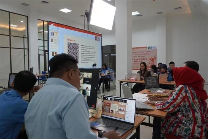 活動(dòng)現(xiàn)場(chǎng)。供圖：印尼三一一大學(xué)孔子學(xué)院