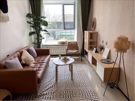 輝山英才社區(qū)樣板間。北京外國語大學(xué) 許青攝