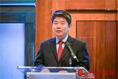 李立言致辭。人民網(wǎng) 郭錦標(biāo)攝