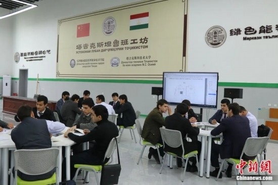 2023年4月，位于杜尚別的塔吉克斯坦魯班工坊課堂。張碩 攝