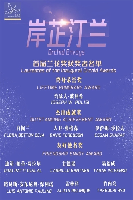 首屆蘭花獎(jiǎng)獲獎(jiǎng)?wù)呙麊巍?巴西圣保羅州立大學(xué)孔子學(xué)院供圖。（來源：人民畫報(bào)）