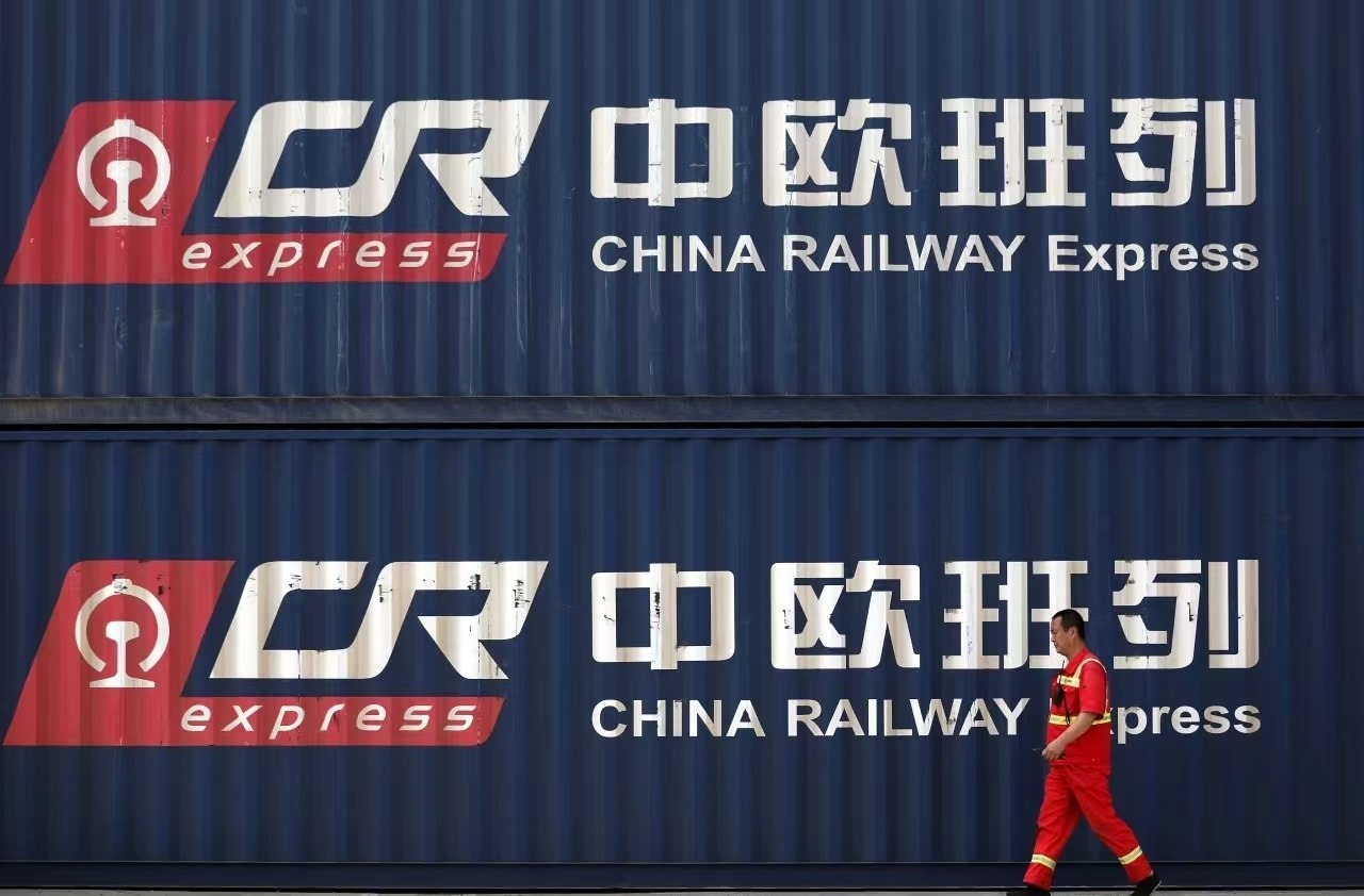 國鐵集團發(fā)布中歐班列全程時刻表成果。國鐵集團供圖
