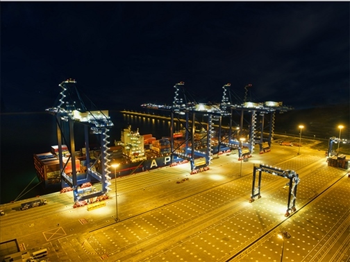 萊基港實行7×24小時裝卸作業(yè)機制。受訪者供圖