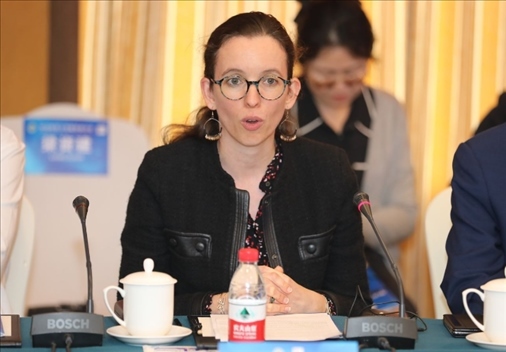 法國駐華大使館公使銜參贊白美燕致辭。主辦方供圖