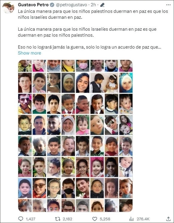 巴以爆發(fā)新沖突后，他再指西方“雙標”