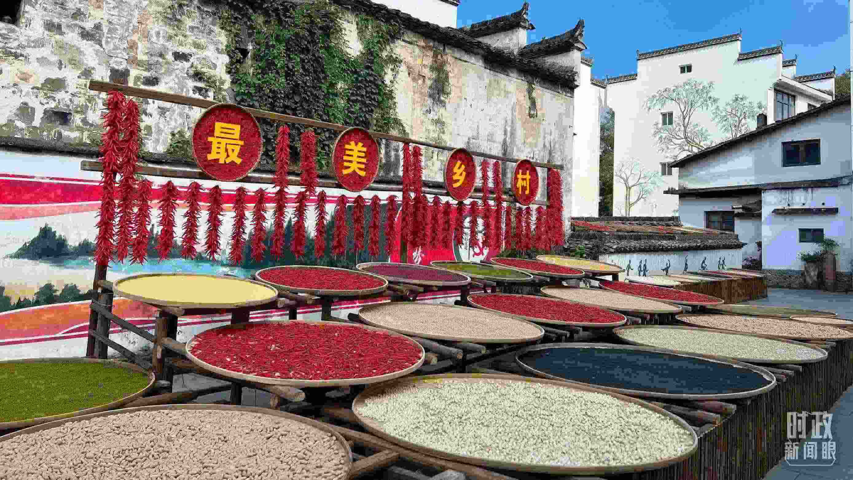 △婺源縣秋口鎮(zhèn)王村石門自然村。（總臺(tái)央視記者程鋮拍攝）