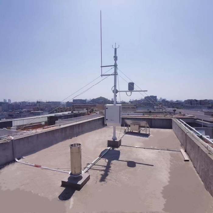 龍華區(qū)社區(qū)多要素自動氣象觀測站。龍華區(qū)應(yīng)急管理局供圖