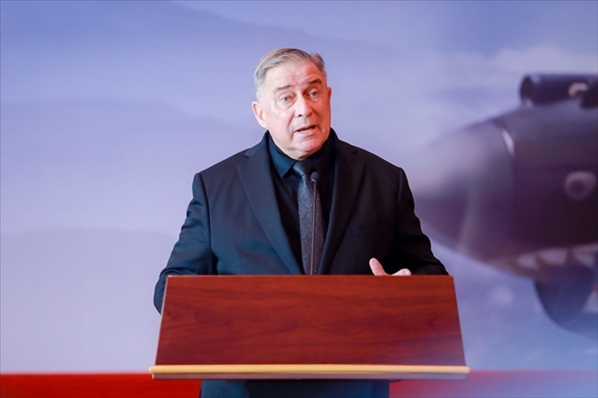 2023年10月30日，美中航空遺產(chǎn)基金會(huì)主席杰弗里·格林在中國(guó)人民抗日戰(zhàn)爭(zhēng)紀(jì)念館的活動(dòng)中發(fā)表講話(huà)。中國(guó)人民對(duì)外友好協(xié)會(huì)供圖