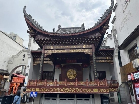 10月25日，長沙太平老街一角。（本報記者 劉書文攝）