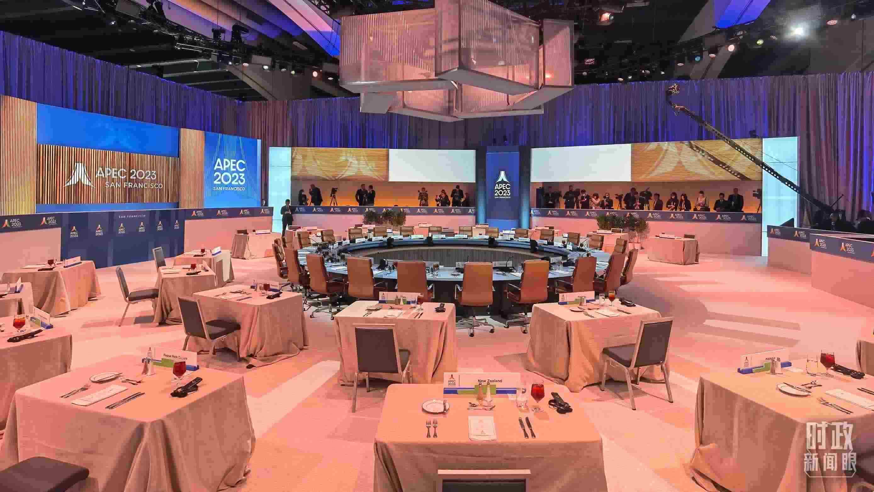 △會(huì)議開始前的現(xiàn)場。（總臺(tái)央視記者石丞拍攝）