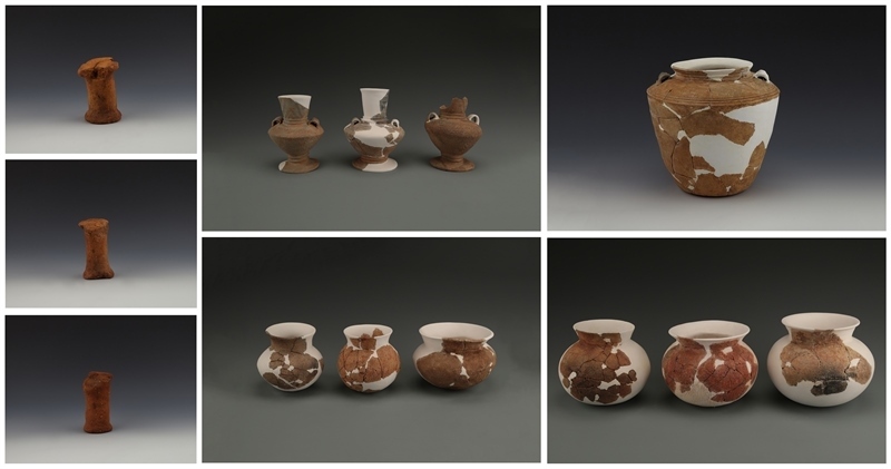 龜山遺址出土陶器。國(guó)家文物局供圖