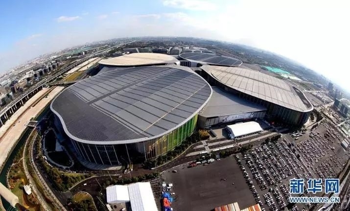 中國(guó)國(guó)際進(jìn)口博覽會(huì)舉辦場(chǎng)地——國(guó)家會(huì)展中心（上海）。新華社記者 凡軍 攝