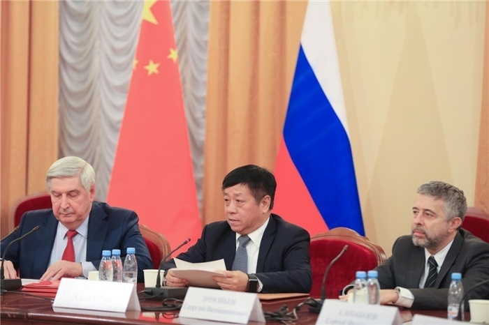 張漢暉大使致辭。駐俄羅斯使館供圖