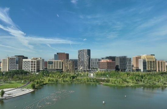 雄安新區(qū)容東片區(qū)。人民網(wǎng)記者 李兆民攝