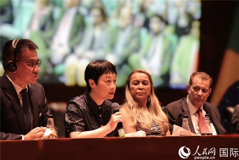 田敏出席論壇開幕式并致辭。人民網(wǎng)記者 時(shí)元皓攝