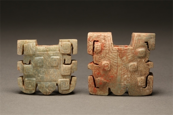 獸面形玉飾件。國(guó)家文物局供圖