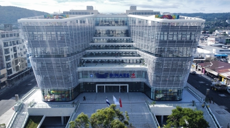 圖為中國援建薩爾瓦多國家圖書館實(shí)景。 圖片由中國援薩爾瓦多國家圖書館項(xiàng)目施工技術(shù)組提供