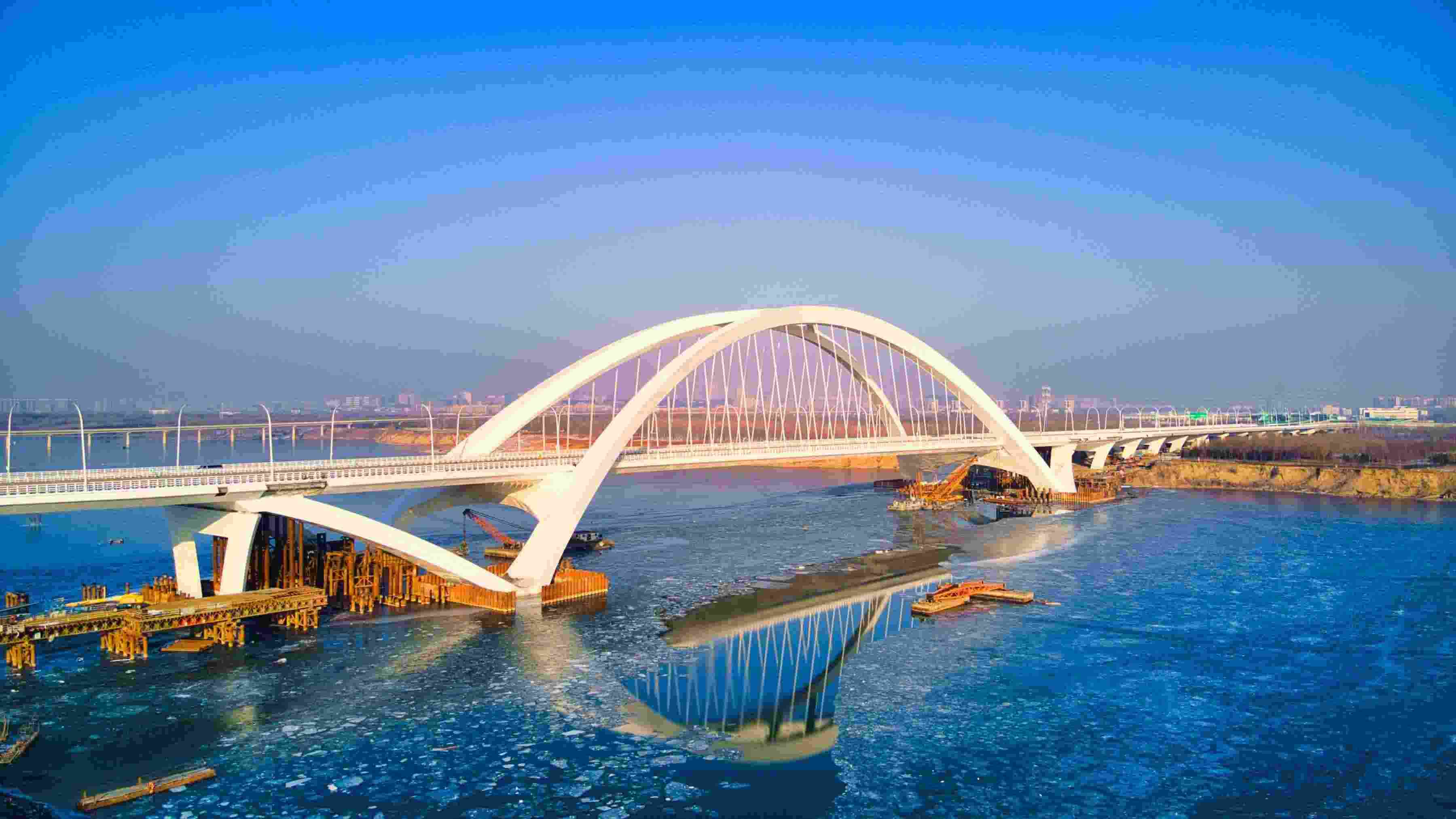 開通后的京雄大橋。受訪方供圖