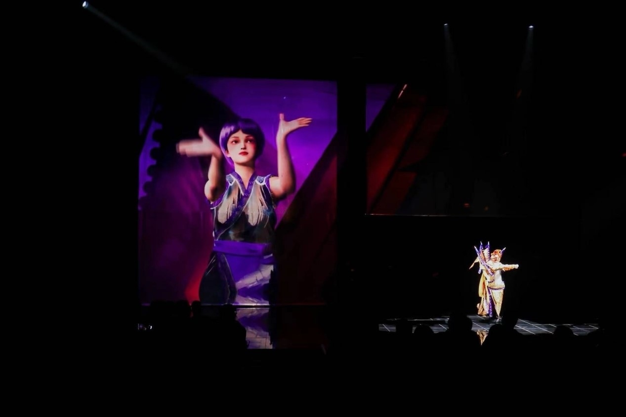 跨次元表演《新定軍山》。主辦方供圖