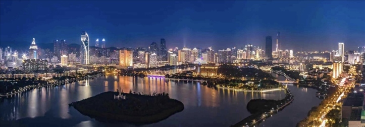 筼筜夜色。（圖源：人民日報）