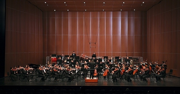 音樂會(huì)現(xiàn)場(chǎng)。學(xué)校供圖