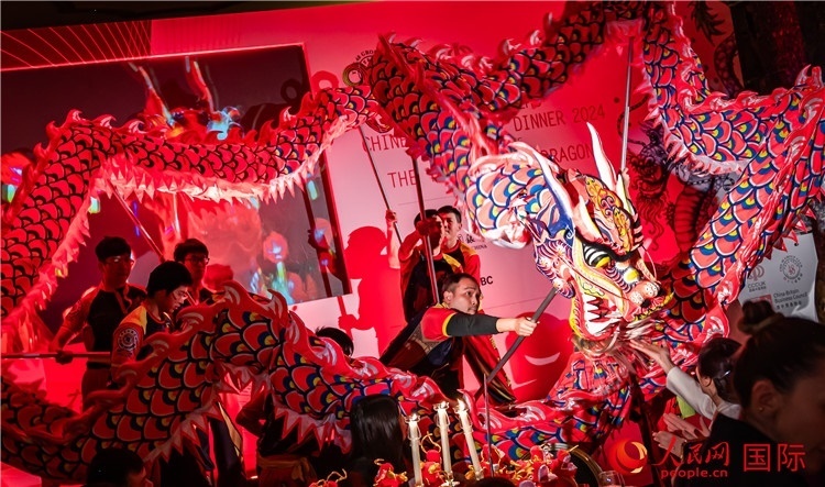 “共慶中國年 共享新機遇”破冰者新春晚宴現場盛況。人民網 郭錦標攝