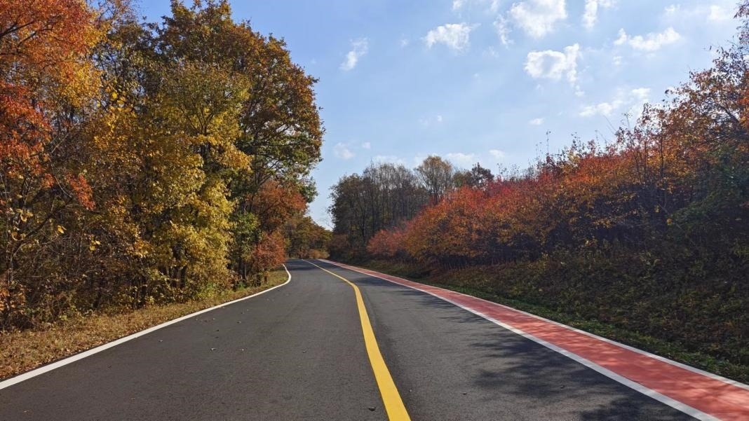 九臺(tái)區(qū)圍繞紅色文化、冰雪資源、特色民宿，進(jìn)一步完善道路功能。九臺(tái)區(qū)委宣傳部供圖