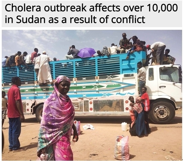 糧食危機、營養(yǎng)不良、霍亂 蘇丹人道主義危機嚴(yán)重