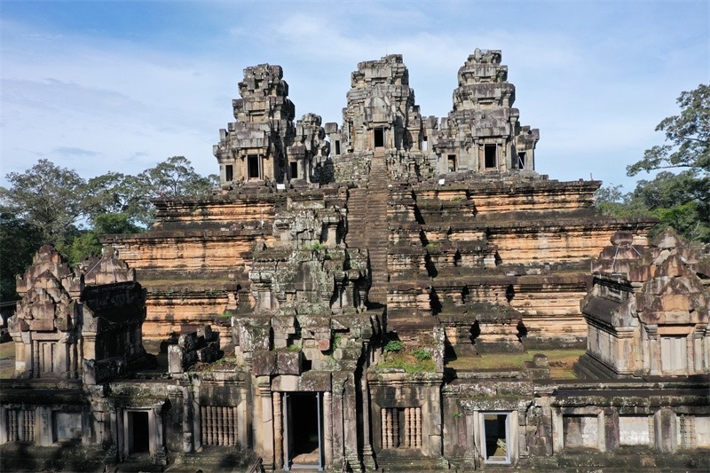 吳哥古跡內(nèi)的茶膠寺。中國(guó)文化遺產(chǎn)研究院 袁濛茜供圖