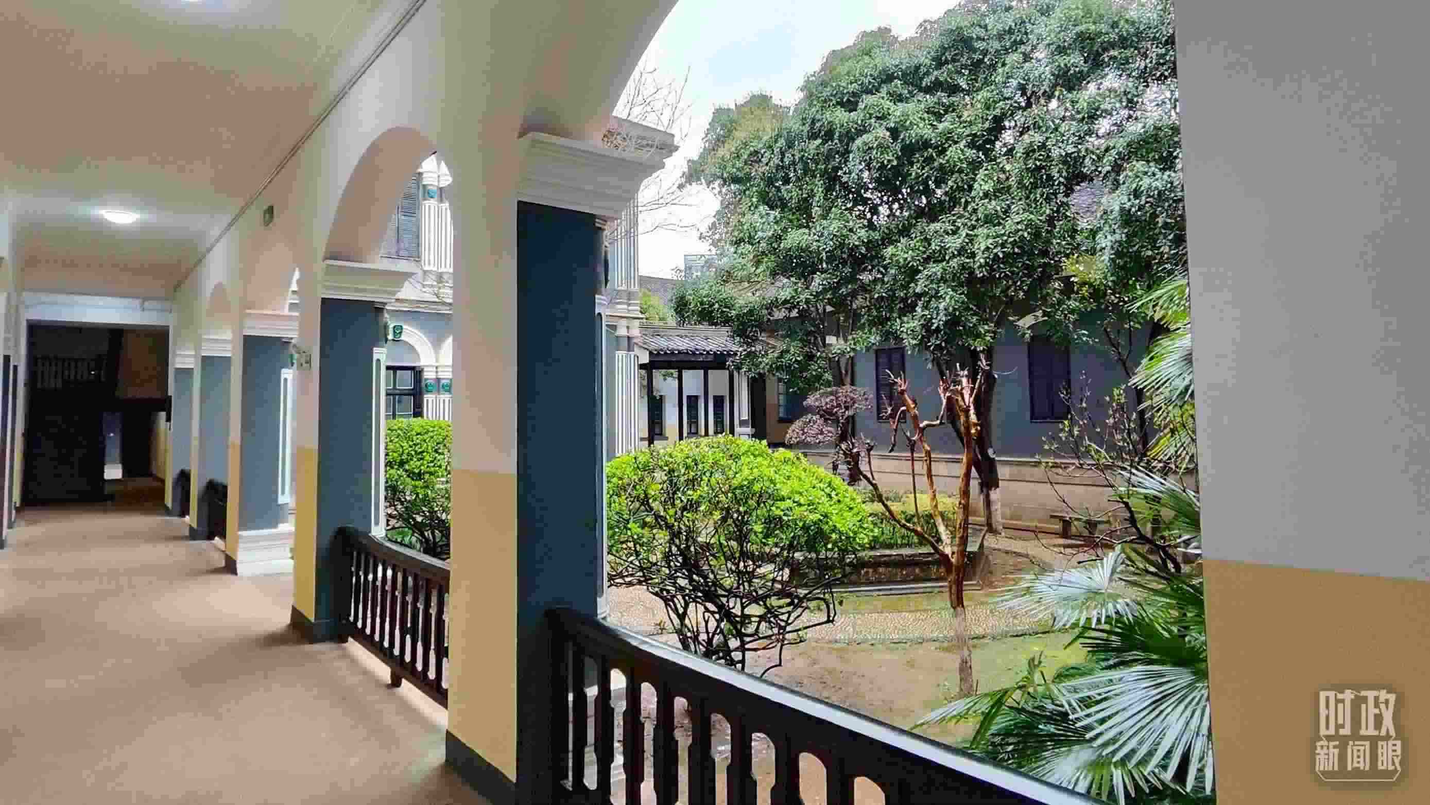 △湖南第一師范學(xué)院（城南書院校區(qū)）。（總臺(tái)央視記者覃思、郭曉龍拍攝）