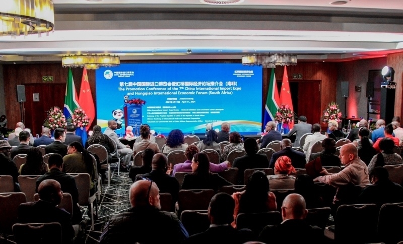 現(xiàn)場(chǎng)照片。（圖片來(lái)源：中國(guó)國(guó)際進(jìn)口博覽會(huì)官微）