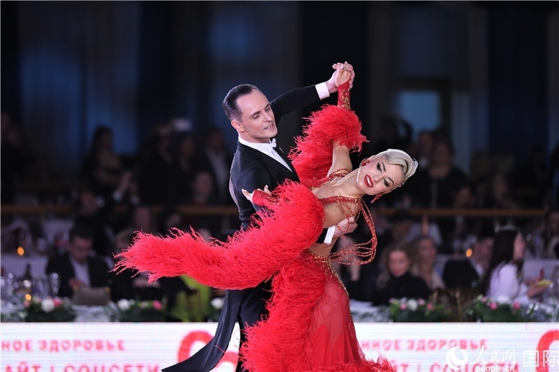 第五屆“克里姆林宮杯”國標(biāo)舞錦標(biāo)賽現(xiàn)場。于子恒攝