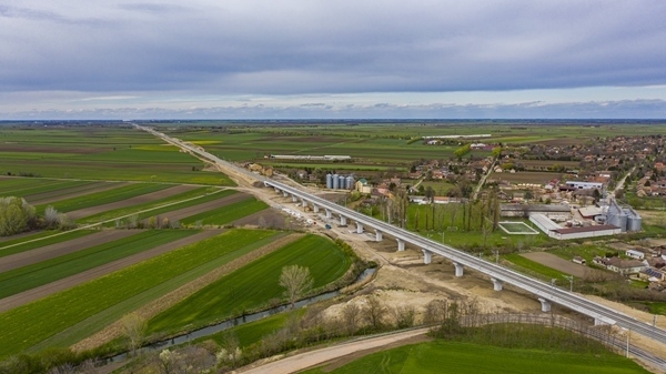 匈塞鐵路塞爾維亞境內(nèi)。中國鐵路國際有限公司供圖