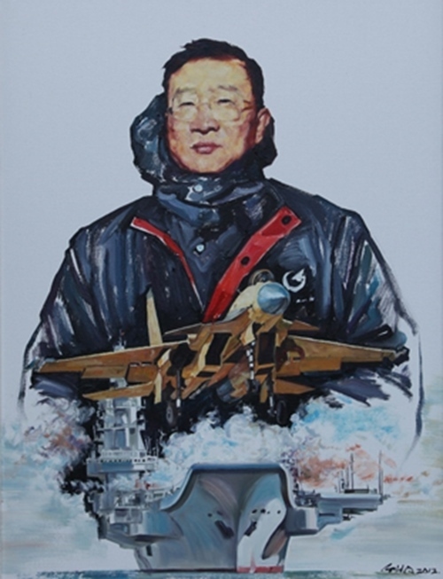 《羅陽》油畫。校方供圖