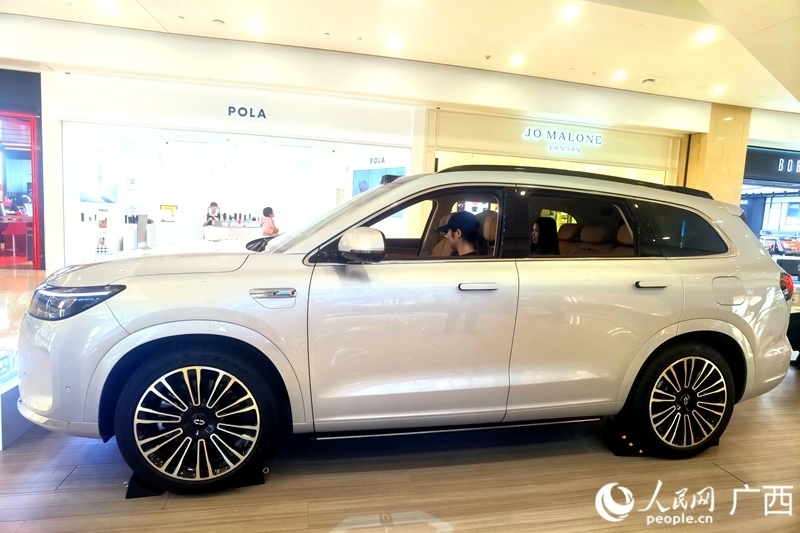  消費(fèi)者在試駕汽車。人民網(wǎng)記者 陳燕攝