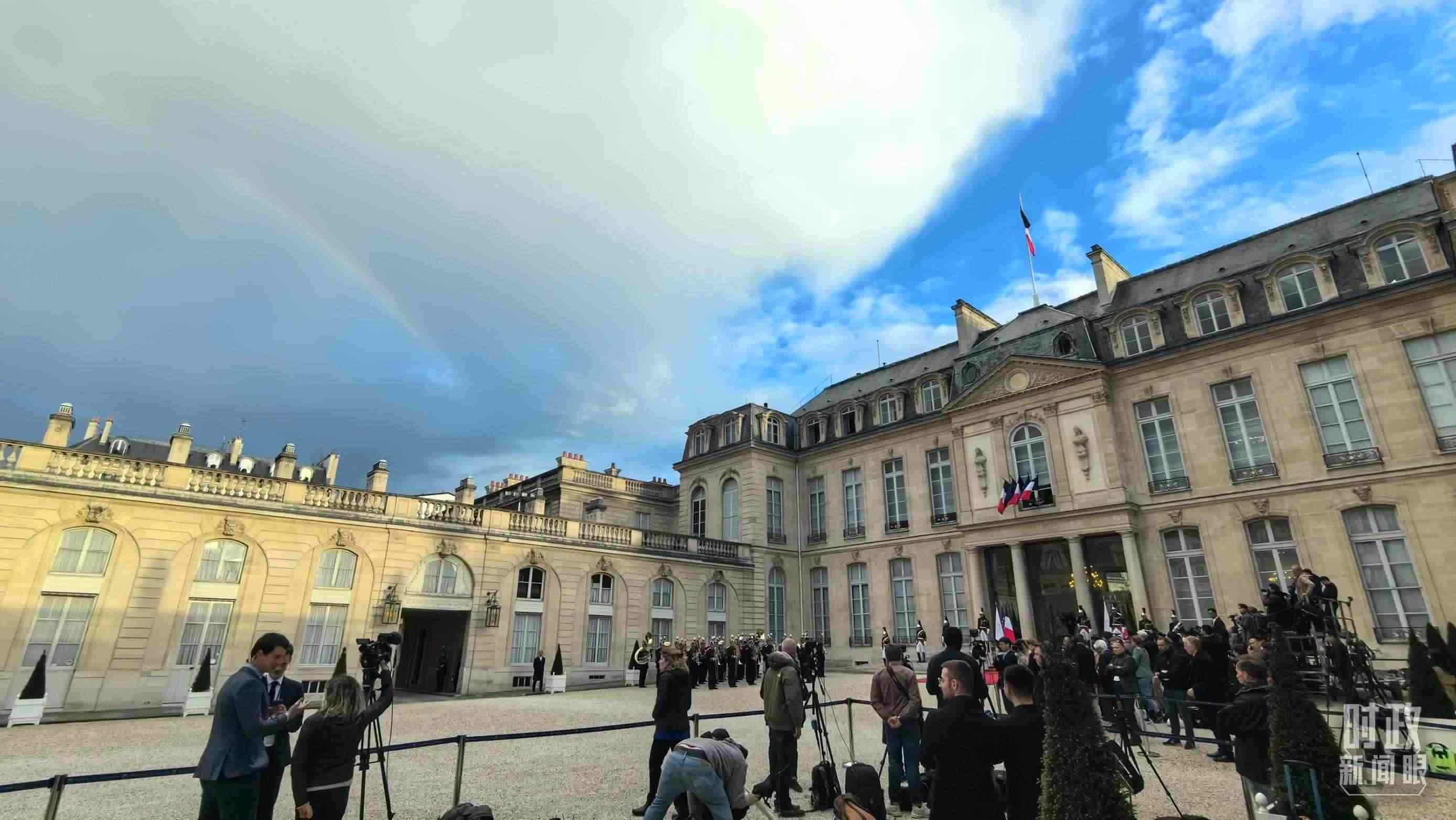 △愛麗舍宮。（總臺央視記者馬超拍攝）