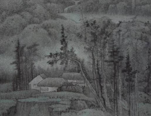 王秦生畫作《晨寂》。主辦方供圖