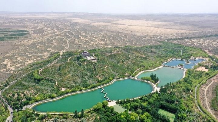 △2023年6月7日，寧夏靈武市白芨灘國家級自然保護區(qū)。